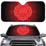 Muladhara Chakra Spiritual Print Car Windshield Sun Shade