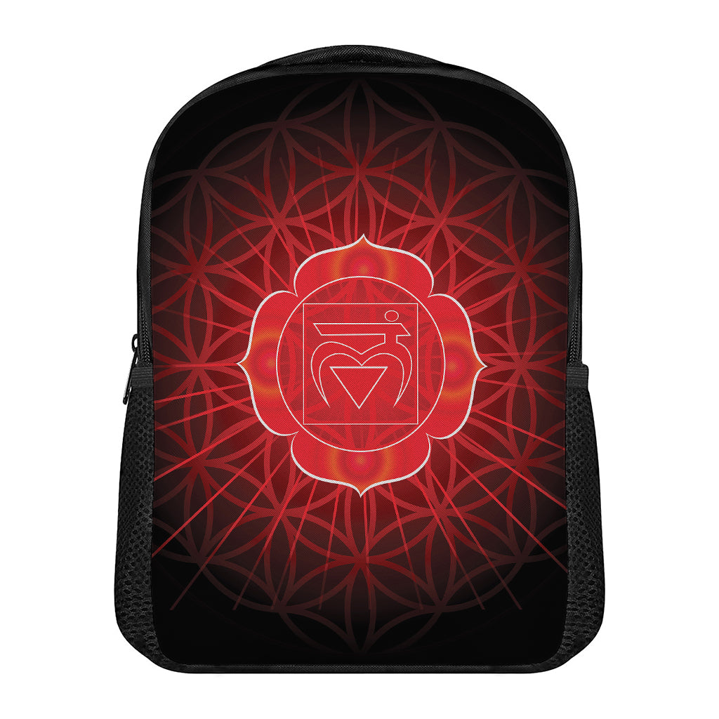 Muladhara Chakra Spiritual Print Casual Backpack