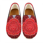 Muladhara Chakra Spiritual Print Casual Shoes