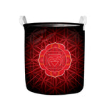 Muladhara Chakra Spiritual Print Collapsible Laundry Basket