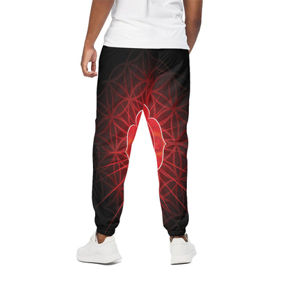 Muladhara Chakra Spiritual Print Cotton Pants