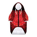 Muladhara Chakra Spiritual Print Dog Zip Up Hoodie
