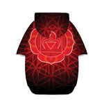 Muladhara Chakra Spiritual Print Dog Zip Up Hoodie