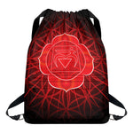 Muladhara Chakra Spiritual Print Drawstring Backpack