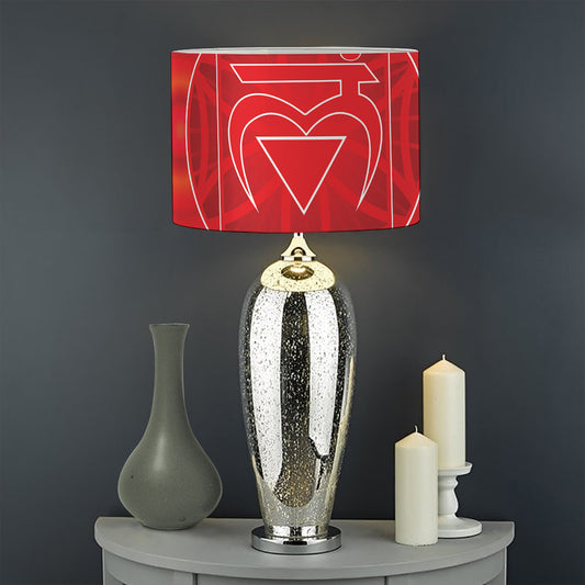 Muladhara Chakra Spiritual Print Drum Lamp Shade