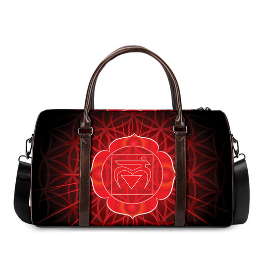 Muladhara Chakra Spiritual Print Duffle Bag