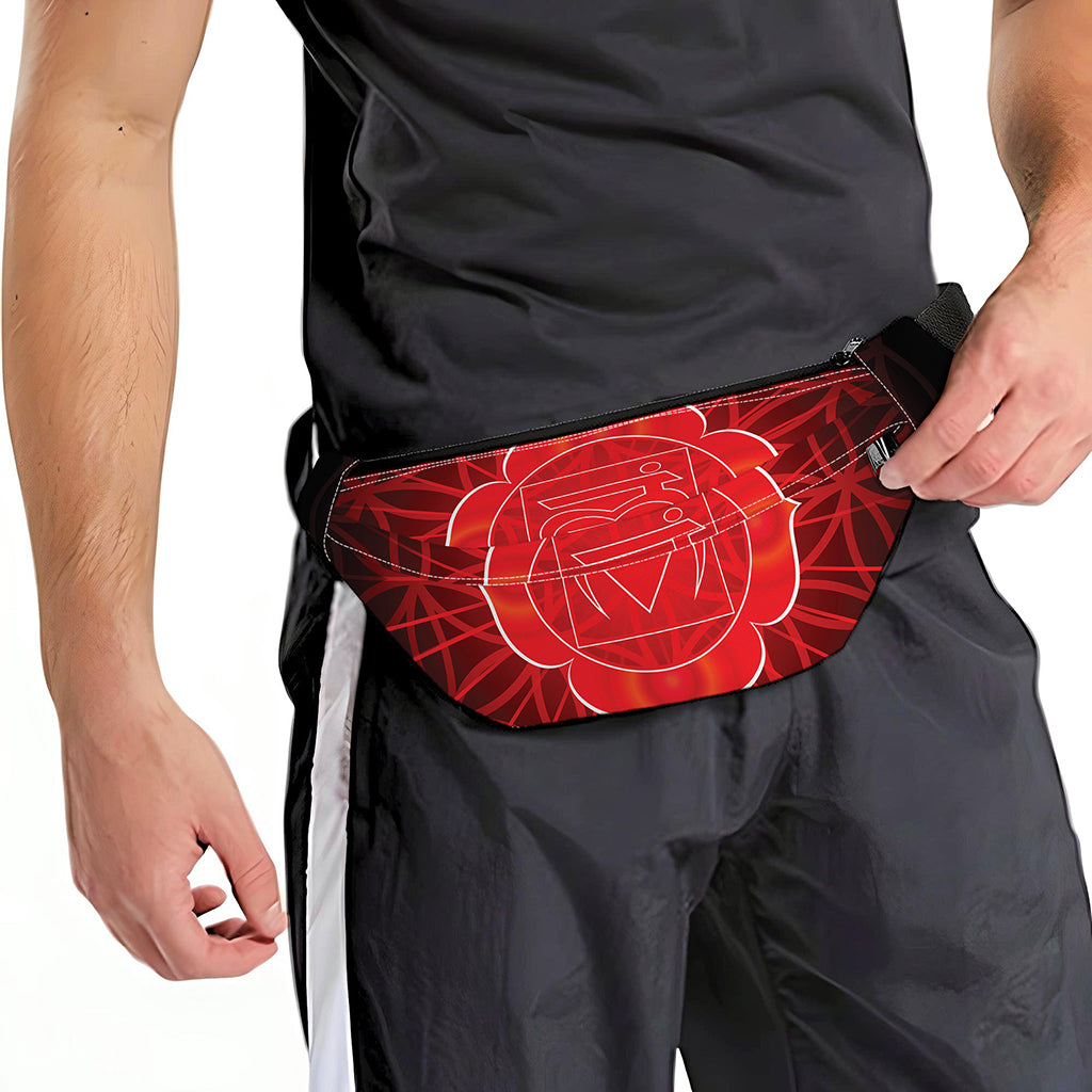 Muladhara Chakra Spiritual Print Fanny Pack