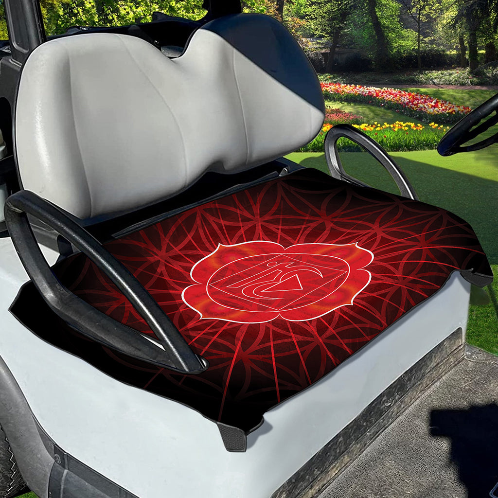 Muladhara Chakra Spiritual Print Golf Cart Seat Cover