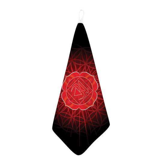 Muladhara Chakra Spiritual Print Hand Towel
