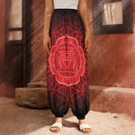Muladhara Chakra Spiritual Print Harem Pants