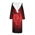 Muladhara Chakra Spiritual Print Hooded Bathrobe