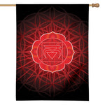 Muladhara Chakra Spiritual Print House Flag