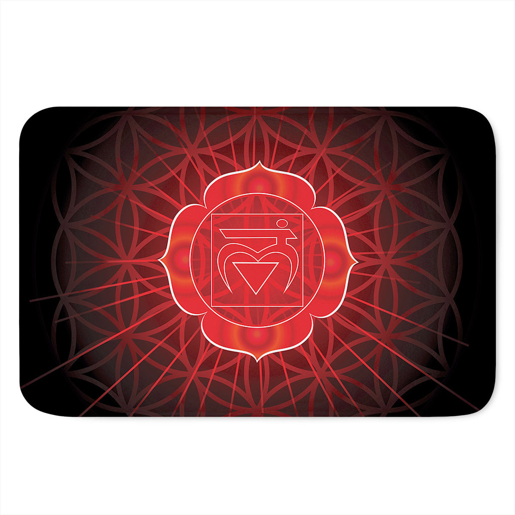 Muladhara Chakra Spiritual Print Indoor Door Mat