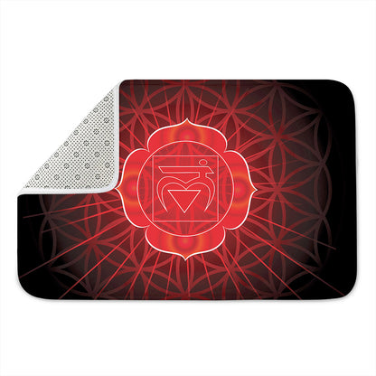 Muladhara Chakra Spiritual Print Indoor Door Mat