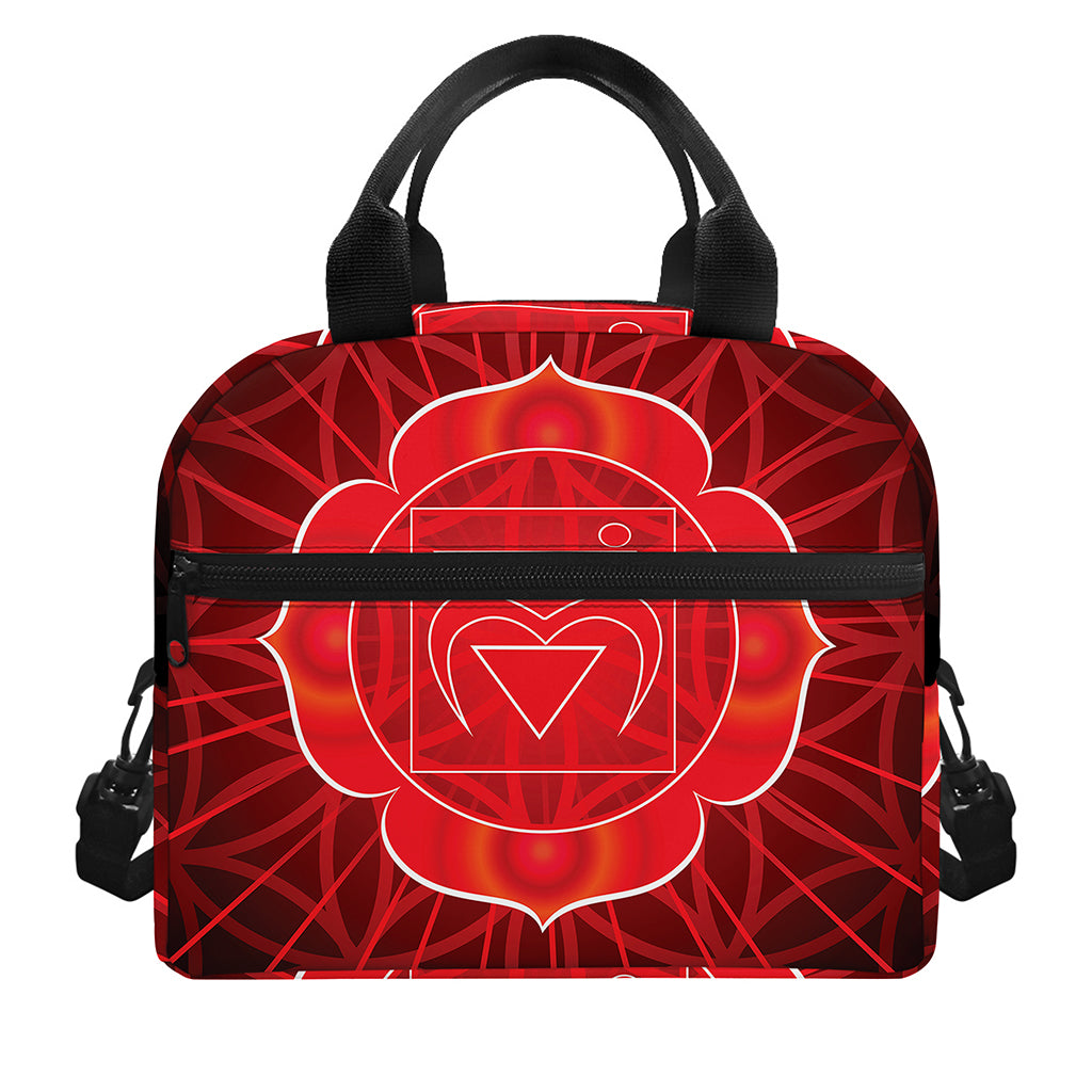 Muladhara Chakra Spiritual Print Insulated Lunch Bag
