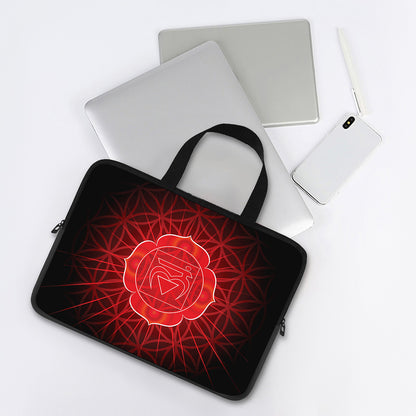 Muladhara Chakra Spiritual Print Laptop Sleeve With Handle