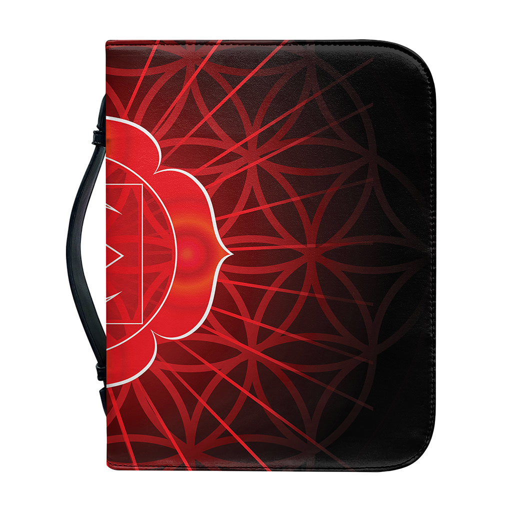 Muladhara Chakra Spiritual Print Leather Bible Cover