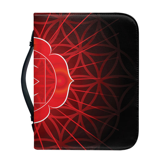 Muladhara Chakra Spiritual Print Leather Bible Cover
