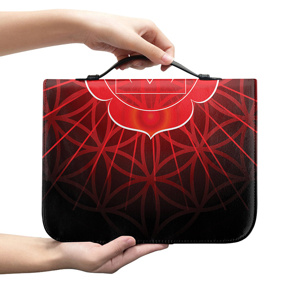 Muladhara Chakra Spiritual Print Leather Bible Cover