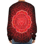 Muladhara Chakra Spiritual Print Long Sleeve Baseball Jersey