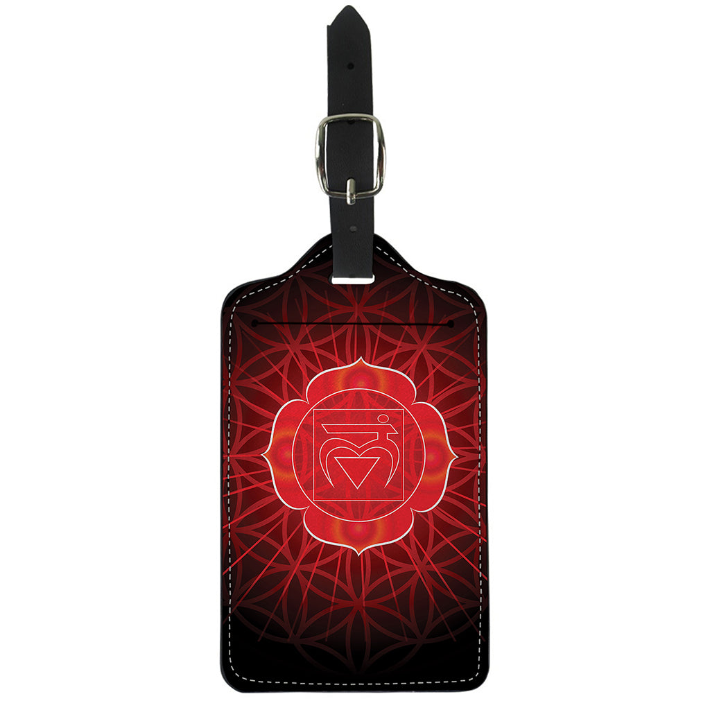 Muladhara Chakra Spiritual Print Luggage Tag