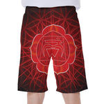 Muladhara Chakra Spiritual Print Men's Beach Shorts