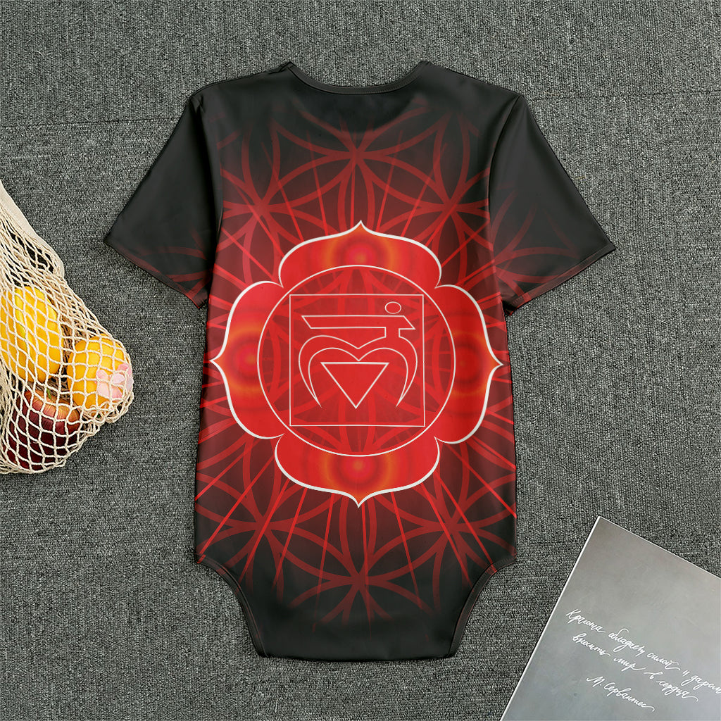 Muladhara Chakra Spiritual Print Men's Bodysuit