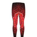 Muladhara Chakra Spiritual Print Men's Leggings