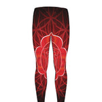 Muladhara Chakra Spiritual Print Men's leggings