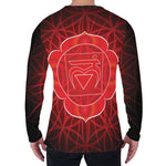 Muladhara Chakra Spiritual Print Men's Long Sleeve T-Shirt