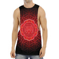 Muladhara Chakra Spiritual Print Men's Muscle Tank Top