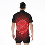 Muladhara Chakra Spiritual Print Men's Rompers