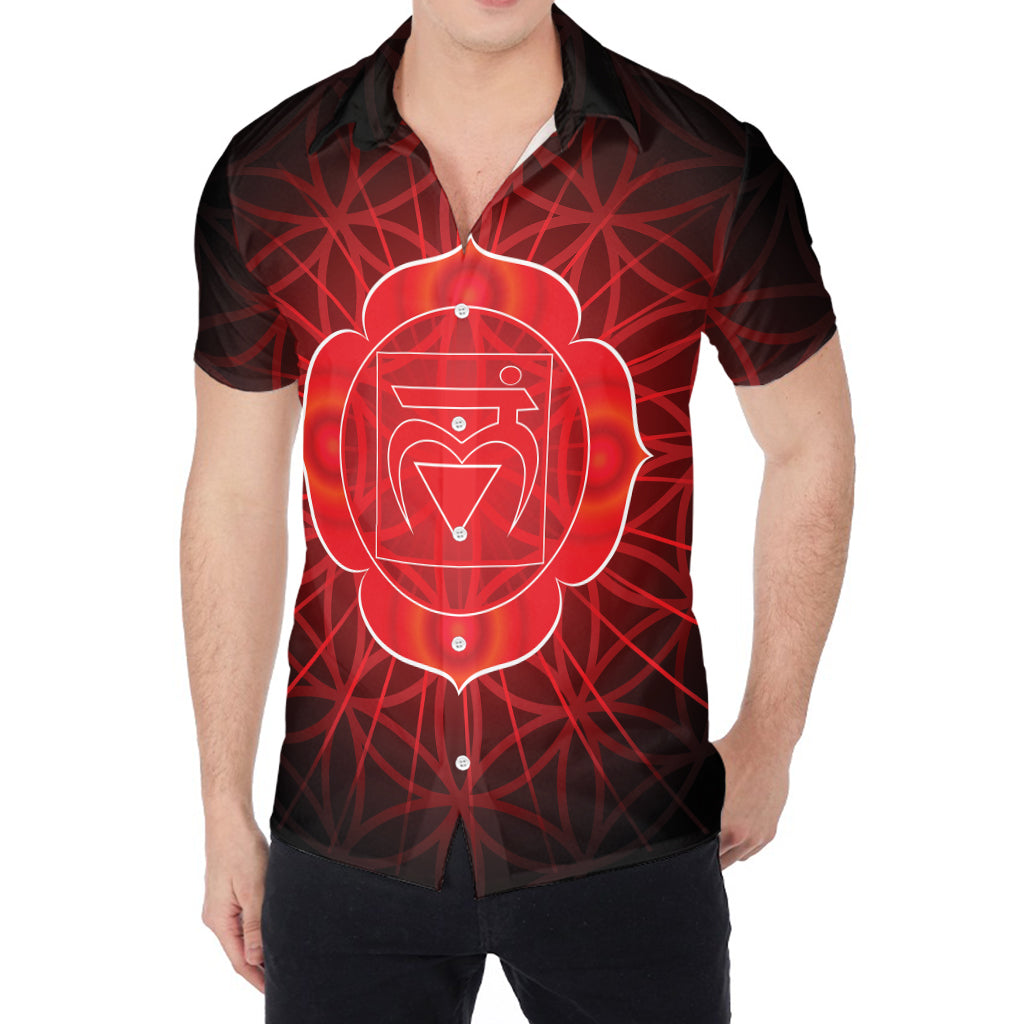 Muladhara Chakra Spiritual Print Men's Shirt