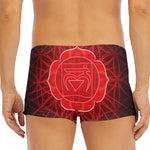 Muladhara Chakra Spiritual Print Men's Short Boxer Briefs