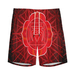 Muladhara Chakra Spiritual Print Men's Sports Shorts