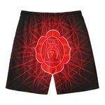 Muladhara Chakra Spiritual Print Men's Swim Trunks