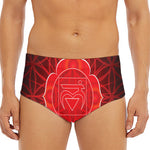 Muladhara Chakra Spiritual Print Men's Triangle Swim Briefs