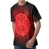 Muladhara Chakra Spiritual Print Men's Velvet T-Shirt