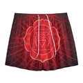 Muladhara Chakra Spiritual Print Mesh Shorts