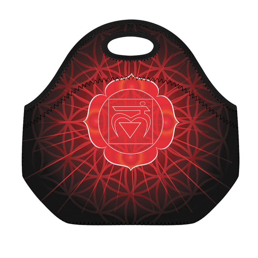 Muladhara Chakra Spiritual Print Neoprene Lunch Bag