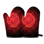 Muladhara Chakra Spiritual Print Oven Mitts