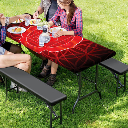Muladhara Chakra Spiritual Print Picnic Table Cover