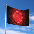 Muladhara Chakra Spiritual Print Polyester Flag