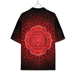 Muladhara Chakra Spiritual Print Rayon Hawaiian Shirt