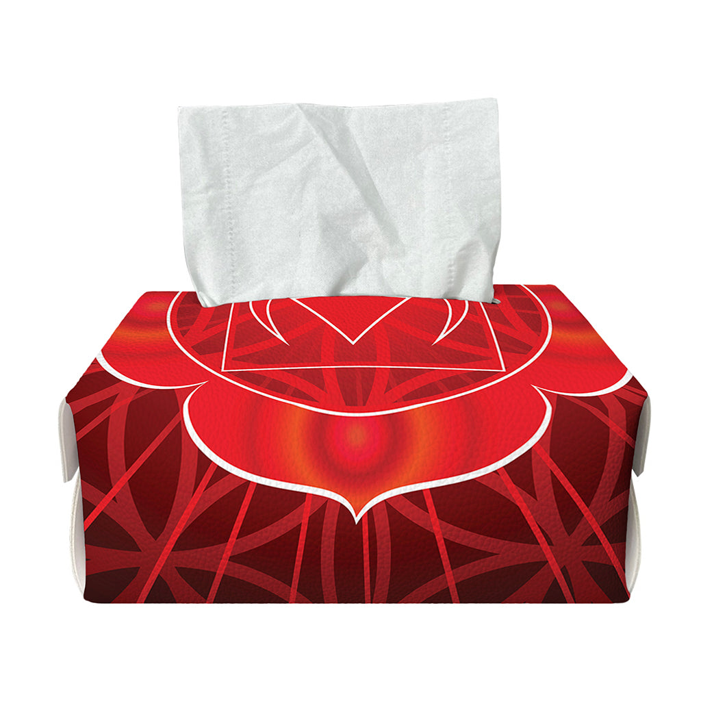 Muladhara Chakra Spiritual Print Rectangle Tissue Box Cover