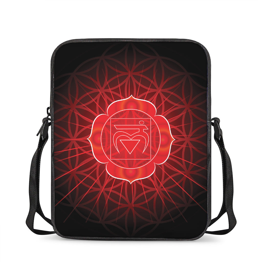 Muladhara Chakra Spiritual Print Rectangular Crossbody Bag