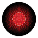 Muladhara Chakra Spiritual Print Round Floor Mat