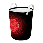 Muladhara Chakra Spiritual Print Round Laundry Basket
