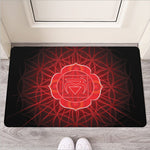 Muladhara Chakra Spiritual Print Rubber Doormat