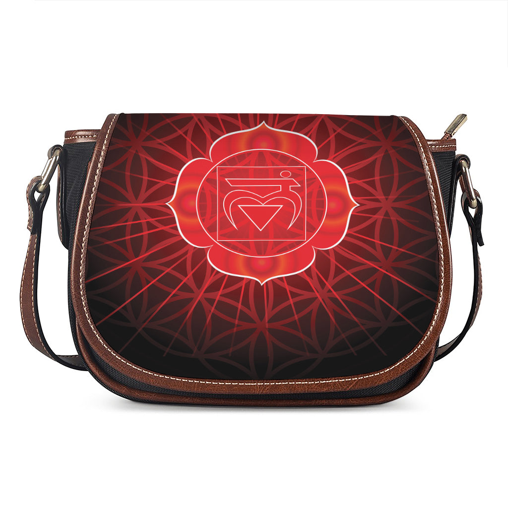 Muladhara Chakra Spiritual Print Saddle Bag